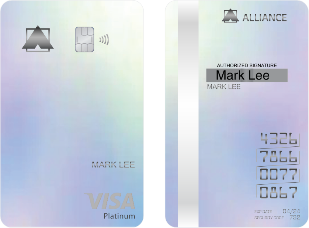 Alliance Bank Visa Platinum Credit Card