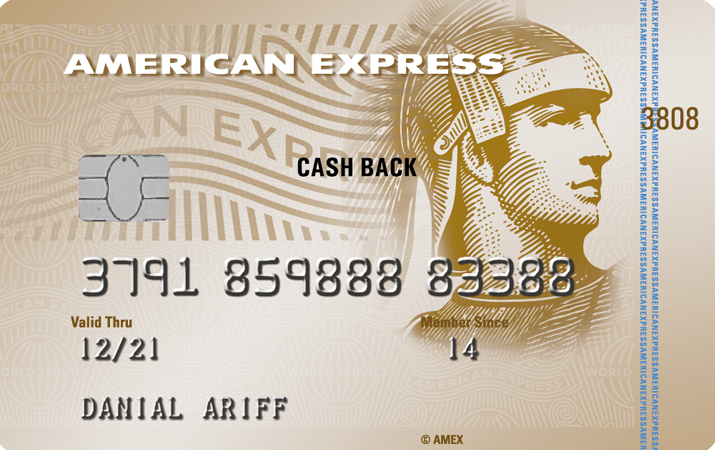 Maybank American Express® Cash Back Gold Credit Card