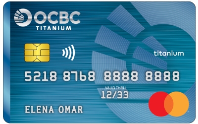 OCBC Titanium Mastercard Blue 